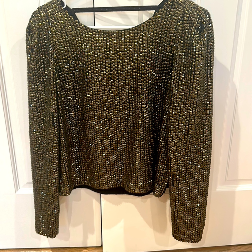 Joie Size Small Sequin Blouse